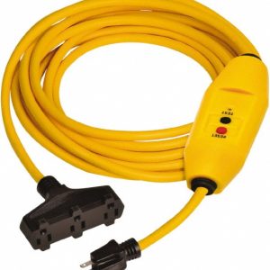 TOWER Plug-In GFCI Cord Set: 50' Cord, 15A, 125V 30438303-01