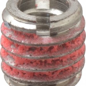 E-Z LOK Thread Locking Insert: 1/4-28 Internal Thread, 7/16-14 External Thread, UNF, 7/16" OAL, Self-Lock Wall 303-428