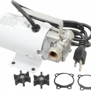 LITTLE GIANT PUMPS 1/10 hp 115 VAC 3/8 FNPT, 3/4 MGHT Inlet Stainless Steel Utility Pump 555110