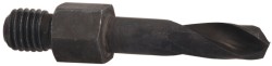 HERTEL Threaded Shank Drill Bit: #19, 135 &deg; Point, 1/4-28 Shank, High Speed Steel 953HS19SS-209