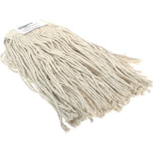 ABILITYONE Wet Mop Cut: Clamp Jaw, Medium, Natural Mop, Cotton 7920001415550