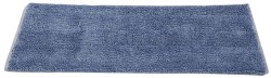 ABILITYONE Wet Mop Flat: Clamp Jaw, Medium, Blue Mop, Microfiber 7920015654597