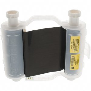 BRADY Printer Ribbon: 4.33" Wide, 200' Long, Black, Resin 118084