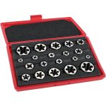 CLE-LINE 1/4-20 to 1-14 UNC, UNF, Hex Die Set C67282