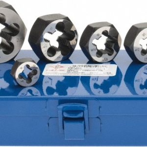 CLE-LINE M6x1.00 to M20x2.50 Metric, Hex Die Set C67283