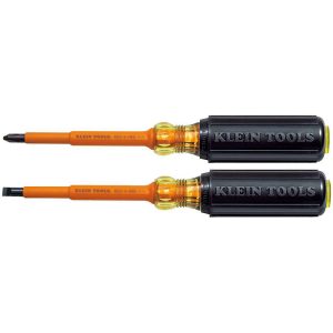 KLEIN TOOLS Screwdriver Set: 2 Pc, Keystone & Phillips 33532-INS
