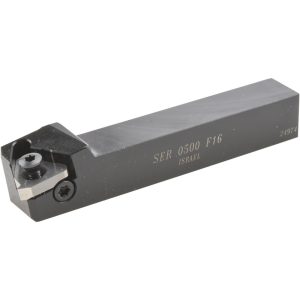 HERTEL Indexable Threading Toolholder: External, Right Hand, 1/2 x 1/2" Shank H08700023