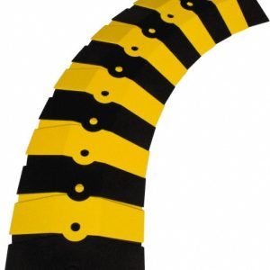 ULTRATECH Floor Cable Cover: Acrylonitrile Butadiene Styrene, 1 Channel, 3/4" Max Cable Dia 1830