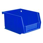 DURHAM Plastic Hang & Stack Bin: Blue PB30210-52