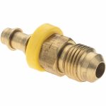 ANDERSON METALS Barbed Hose Fitting: 1/4" ID Hose 11716-1
