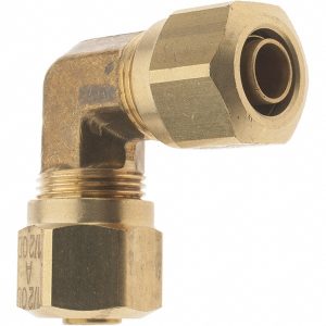 ANDERSON METALS Compression Tube Union: 11/16-20" Thread, Compression x Compression C534704
