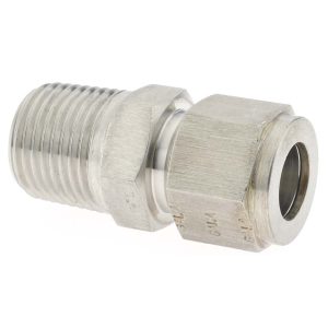 BRENNAN Compression Tube Connector: 1/2" Thread, NPT KP4256