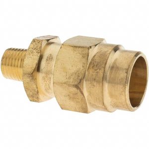 ANDERSON METALS 1/4, Reusable Hose Male Fitting 2111