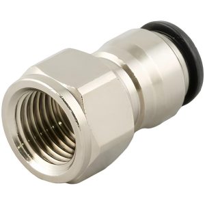 AIGNEP USA Push-to-Connect Tube x Female x Tube x Female BSPP Fitting: Straight, BSPP, 4.00 mm OD 50030N-4-1/8