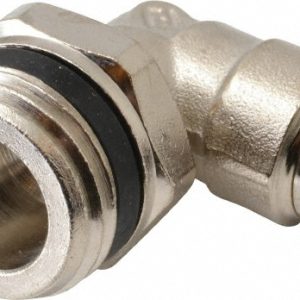 AIGNEP USA Push-to-Connect Tube x Universal Thread Fitting: Swivel Elbow, Universal, 8.00 mm OD 50110N-8-1/2