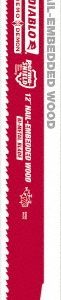 DIABLO Reciprocating Saw Blade: 12" Long, Bi-Metal DS1212BW5