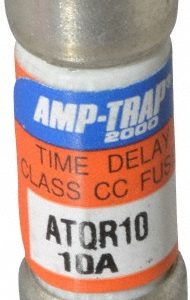 FERRAZ SHAWMUT General Purpose Fuse: Time Delay, CC, 10.00 A ATQR10