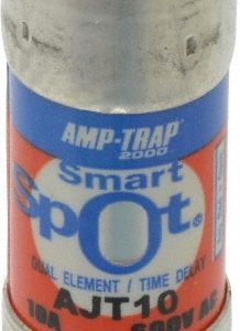 FERRAZ SHAWMUT General Purpose Fuse: Time Delay, J, 10.00 A AJT10