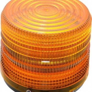 FEDERAL SIGNAL CORP Strobe Light: Amber, Pipe Mount, 120VAC 141ST-120A