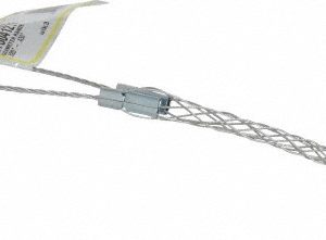 HUBBELL WIRING DEVICE-KELLEMS 0.32 to 0.43 Inch Cable Diameter, Galvanized Steel, Single Loop Support Grip 073041277