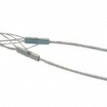 HUBBELL WIRING DEVICE-KELLEMS 0.56 to 0.73" Cable Dia, Galvanized Steel, Single Loop Support Grip 073041279