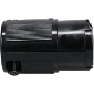 HUBBELL WIRING DEVICE-KELLEMS Locking Inlet: Connector, Industrial, ML-1R, 125V, Black HBL7464V