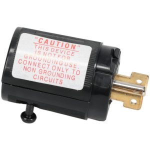 HUBBELL WIRING DEVICE-KELLEMS Locking Inlet: Plug, Industrial, ML-3P, 125 & 250V, Black HBL7485V