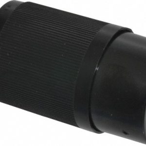 HUBBELL WIRING DEVICE-KELLEMS Locking Inlet: Connector, Industrial, ML-2R, 125V, Black HBL7593