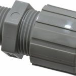 HUBBELL WIRING DEVICE-KELLEMS 0.5 to 0.63" Liquidtight Straight Strain Relief Cord Grip SHC1024CR