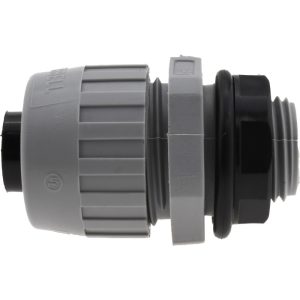 HUBBELL WIRING DEVICE-KELLEMS Conduit Connector: For Liquid-Tight, Thermoplastic, 1/2" Trade Size P050NGYA