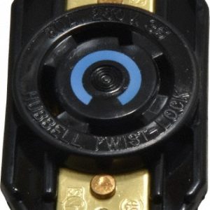 HUBBELL WIRING DEVICE-KELLEMS 250 VAC, 30 Amp, L15-30R NEMA, Self Grounding Receptacle HBL2720