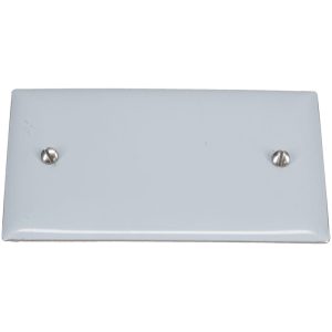HUBBELL WIRING DEVICE-KELLEMS 1 Gang, 4-1/2 Inch Long x 2.78 Inch Wide, Standard Blank Wall Plate SS13