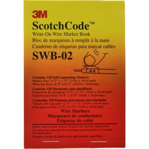 3M 120 Label, 3/4 Inch Long x 1-3/4 Inch Wide, Write On Book 7000058801