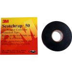 3M Electrical Tape: 4" Wide, 100' Long, 10 mil Thick, Black 7000057485