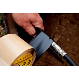 3M Electrical Tape: 2-1/2" Wide, 2-1/2" Long, 45 mil Thick, Black 7000006236