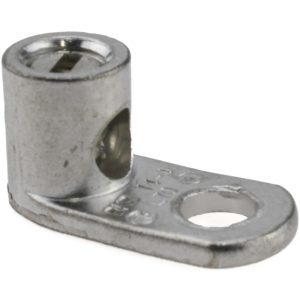 THOMAS & BETTS D Shaped Ring Terminal: Non-Insulated, 14 to 4 AWG, Lug Connection L70P