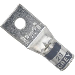 THOMAS & BETTS Square Ring Terminal: Non-Insulated, 4 AWG, Crimp Connection 54138