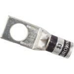 THOMAS & BETTS Square Ring Terminal: Non-Insulated, 2 AWG, Compression Connection 54143-TB