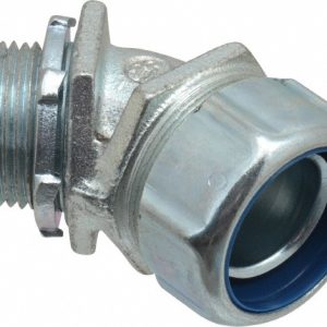THOMAS & BETTS Conduit Connector: For Liquid-Tight, Malleable Iron, 1" Trade Size 5344