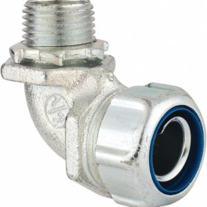 THOMAS & BETTS Conduit Connector: For Liquid-Tight, Malleable Iron, 1/2" Trade Size 5252