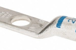 THOMAS & BETTS Rectangle Ring Terminal: Non-Insulated, 6 AWG, Compression Connection 54852BE
