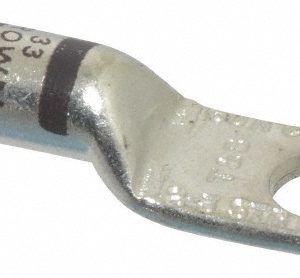 THOMAS & BETTS Square Ring Terminal: Non-Insulated, 3 to 2 AWG, Compression Connection 54942BE