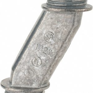 THOMAS & BETTS Conduit Nipple: For Rigid & Intermediate (IMC), Die Cast Zinc, 1/2" Trade Size HO221