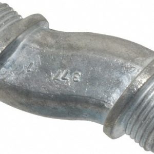 THOMAS & BETTS Conduit Nipple: For Rigid & Intermediate (IMC), Die Cast Zinc, 3/4" Trade Size HO222