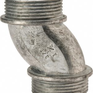 THOMAS & BETTS Conduit Nipple: For Rigid & Intermediate (IMC), Die Cast Zinc, 1-1/4" Trade Size HO224