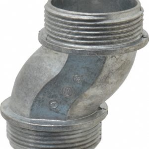 THOMAS & BETTS Conduit Nipple: For Rigid & Intermediate (IMC), Die Cast Zinc, 1-1/2" Trade Size HO225