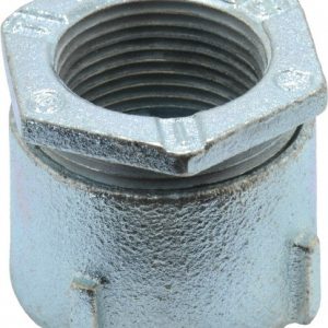 THOMAS & BETTS Conduit Coupling: For Rigid & Intermediate (IMC), Malleable Iron, 1" Trade Size 677