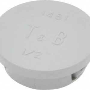 THOMAS & BETTS Electrical Enclosure Knockout Plug: Thermoplastic, Use with Rigid Conduit & IMC Conduit 1451