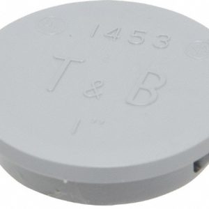 THOMAS & BETTS Electrical Enclosure Knockout Plug: Thermoplastic, Use with Rigid Conduit & IMC Conduit 1453