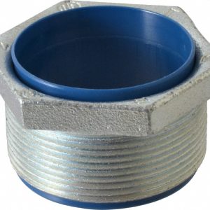 THOMAS & BETTS Conduit Nipple: For Rigid & Intermediate (IMC), Malleable Iron, 2" Trade Size 1947